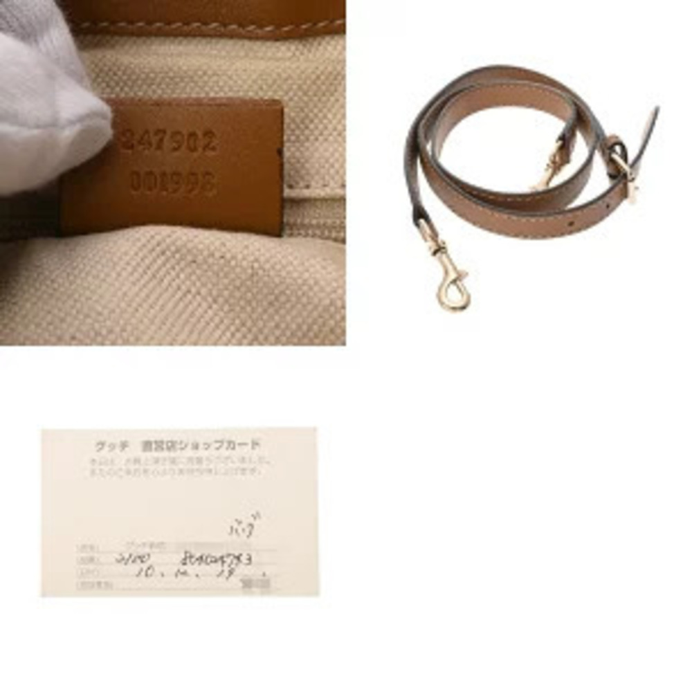 Gucci Diamante handbag beige brown canvas leather bag - Picture 9 of 9